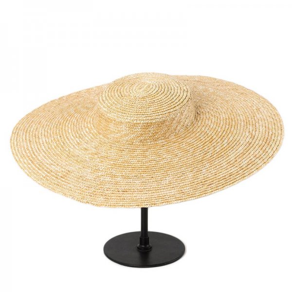 Beach Sunshade Large-Edge Flat Straw Hat