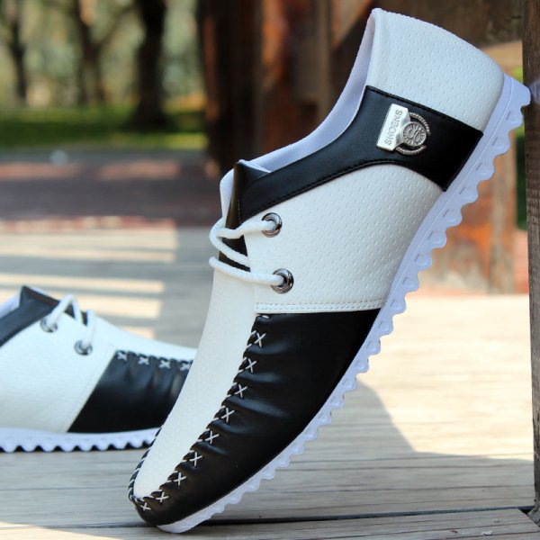 Men's Casual Shoes Breathable Single Shoes Peas Shoes