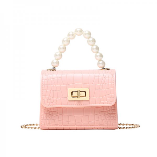 New Pearl Handbag Shoulder Bag Wholesale Pattern Jelly Bag