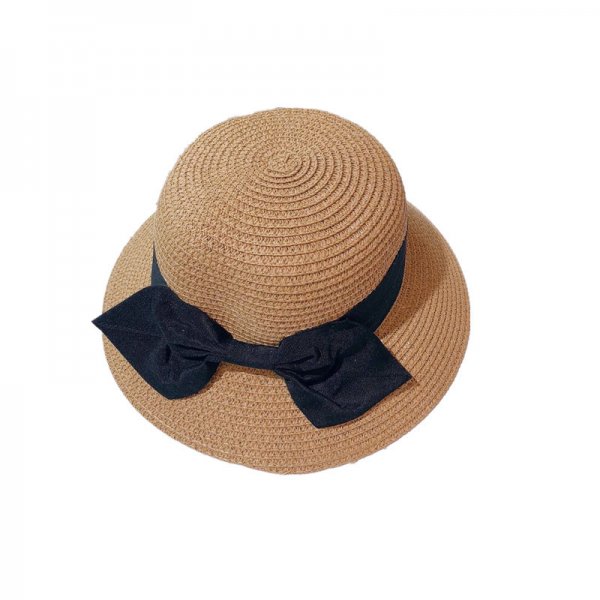 Spring And Summer Girls' Big Brim Beach Sunshade Hat