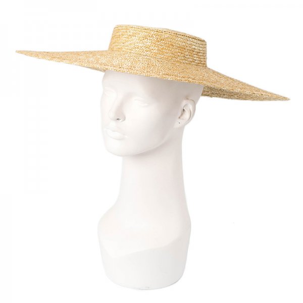 Beach Sunshade Large-Edge Flat Straw Hat
